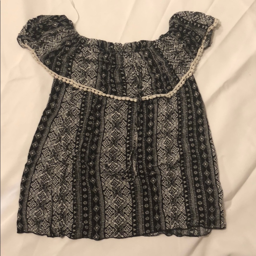 off the shoulder blouse
